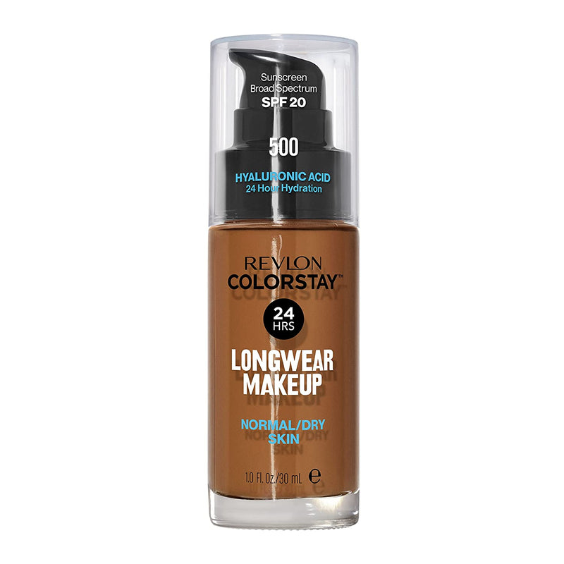 Liquid Foundation by Revlon, ColorStay Face Makeup for Normal and Dry Skin