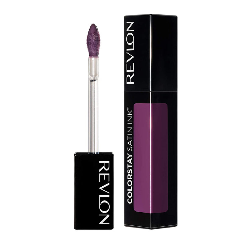 Revlon ColorStay Satin Ink Crown Jewels Liquid Lipstick, Longlasting & Waterproof Lipcolor, Moisturizing Creamy Formula Infused with Black Currant Seed Oil