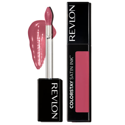 Revlon ColorStay Satin Ink Crown Jewels Liquid Lipstick, Longlasting & Waterproof Lipcolor, Moisturizing Creamy Formula Infused with Black Currant Seed Oil