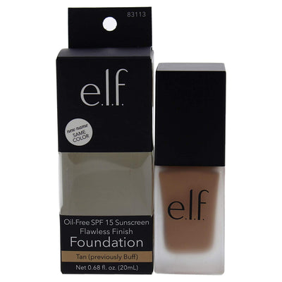 e.l.f. Flawless Finish Foundation, Lightweight & Medium Coverage, Semi-Matte Finish