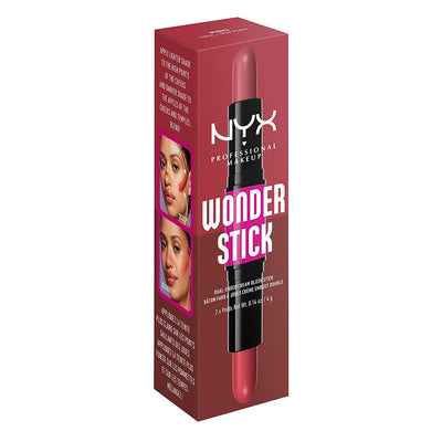 NYX PROFESSIONAL MAKEUP Wonder Stick Blush with Hydrating Hyaluronic Acid, Dual-Ended Cream Blush Stick