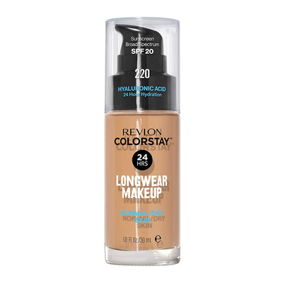 Liquid Foundation by Revlon, ColorStay Face Makeup for Normal and Dry Skin