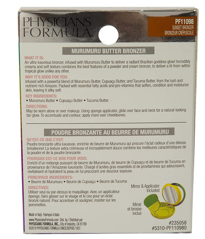 Physicians Formula Murumuru Butter Bronzer| Cream Shimmer Makeup