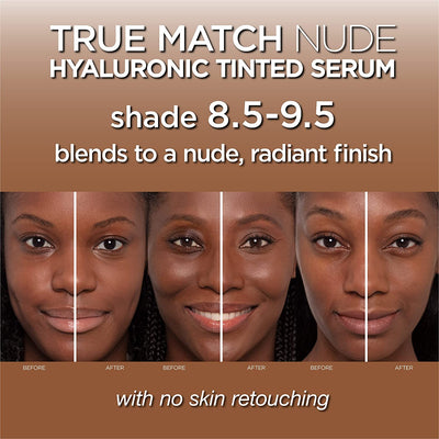 L'Oreal Paris True Match Nude Hyaluronic Tinted Serum Foundation with 1% Hyaluronic acid