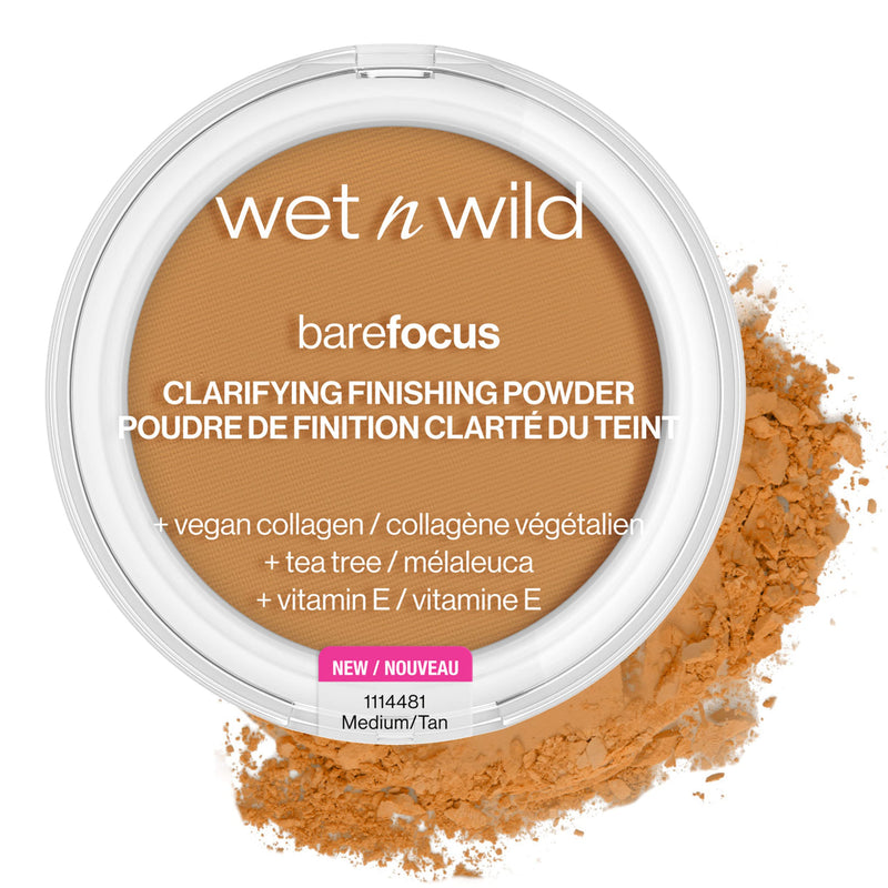 Wet n Wild Bare Focus Clarifying Finishing Powder | Matte | Pressed Setting Powder