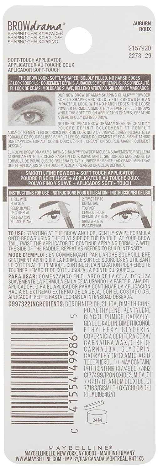 Maybelline New York Brow Drama Shaping Chalk Powder