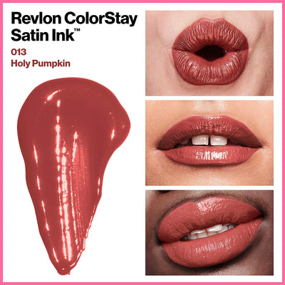 Revlon ColorStay Satin Ink Crown Jewels Liquid Lipstick, Longlasting & Waterproof Lipcolor, Moisturizing Creamy Formula Infused with Black Currant Seed Oil