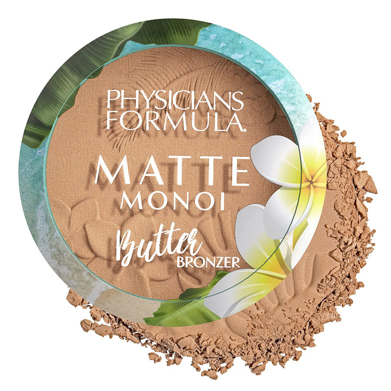 Physicians Formula Matte Monoi Butter Bronzer Matte Bronzer Powder Face Makeup, Dermatologist Tested, Bronzer