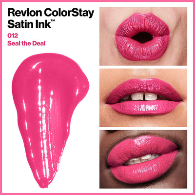 Revlon ColorStay Satin Ink Crown Jewels Liquid Lipstick, Longlasting & Waterproof Lipcolor, Moisturizing Creamy Formula Infused with Black Currant Seed Oil