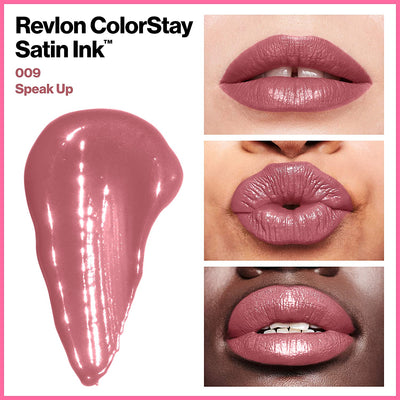 Revlon ColorStay Satin Ink Crown Jewels Liquid Lipstick, Longlasting & Waterproof Lipcolor, Moisturizing Creamy Formula Infused with Black Currant Seed Oil