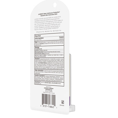 Aveeno Baby Sensitive Skin SPF 50 Mineral Sunscreen Stick, 0.47 oz