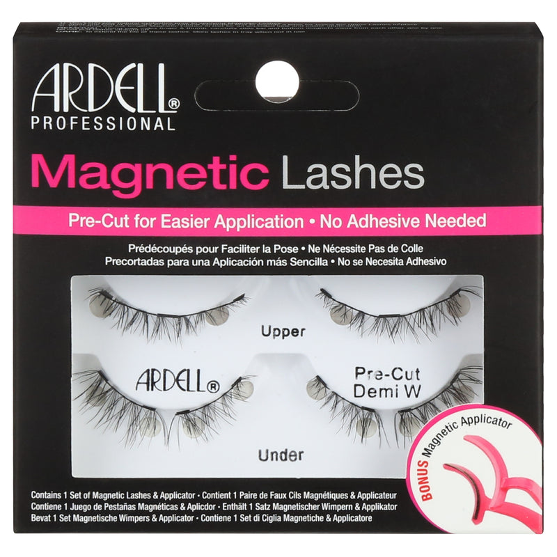 Ardell Magnetic Lash, Demi Wispie, Black, 2 Pairs