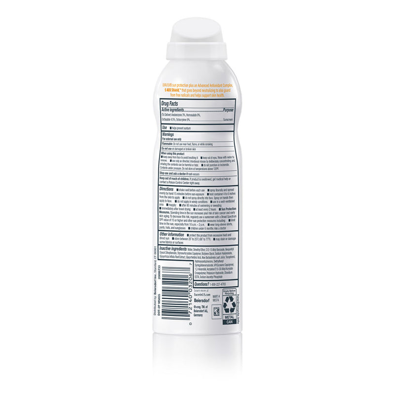 Eucerin Advanced Hydration SPF 50 Sunscreen Spray, 6 Fl Oz Spray Bottle
