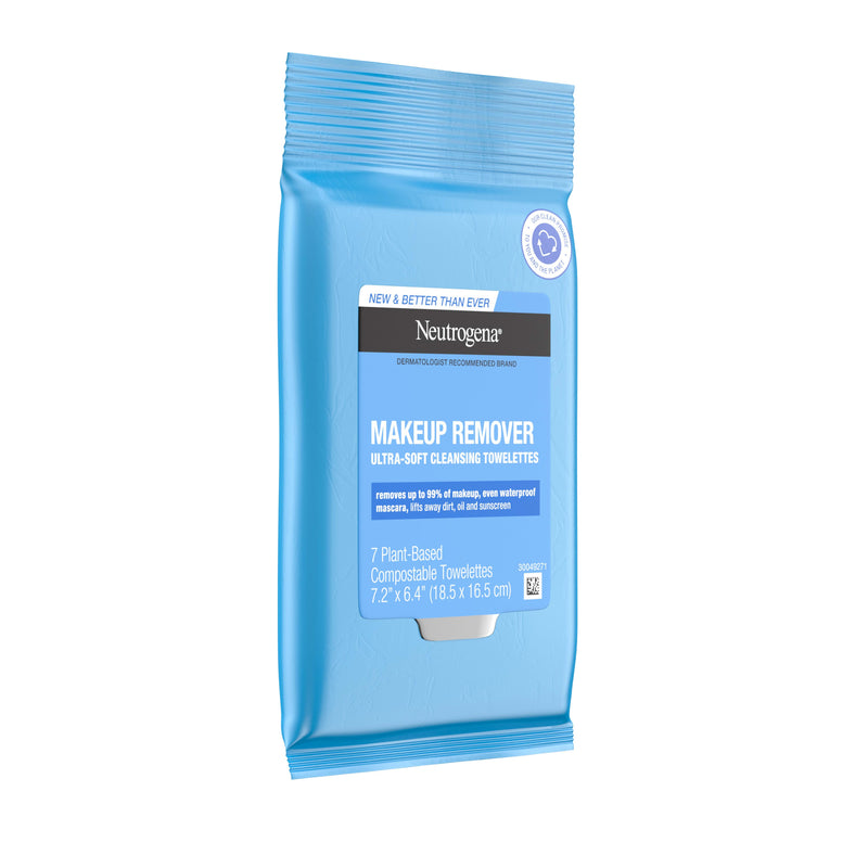 Neutrogena Makeup Remover Cleansing Towelettes, Travel Pack, 7 ct