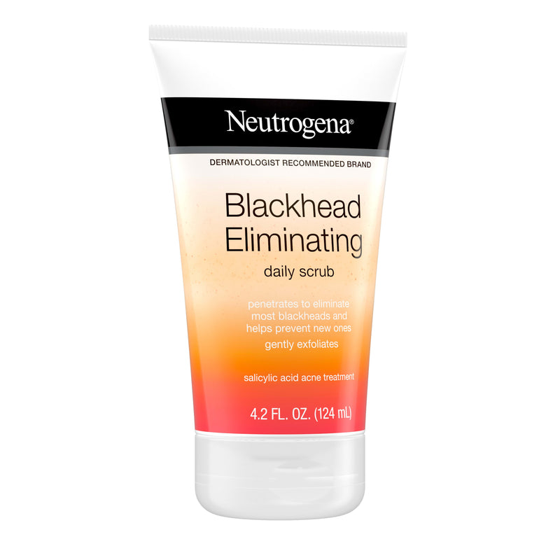 Neutrogena Exfoliating Blackhead Salicylic Acid Face Scrub, 4.2 oz - 2 Pack