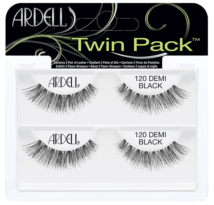 (2 Pack) Ardell False Eyelashes, 120 Black