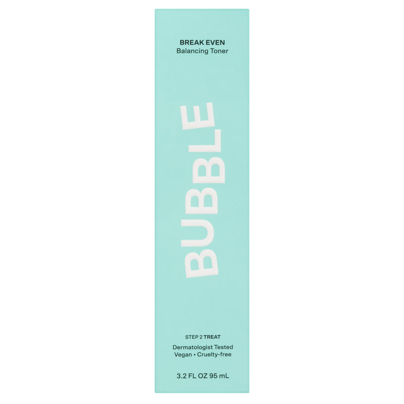 Bubble Skincare Break Even Balancing Toner, Normal, Oily & Combo Skin, 3.2 fl oz