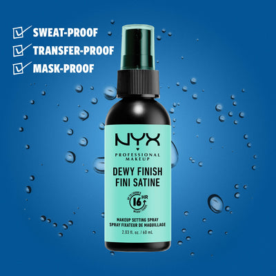 NYX Professional Makeup Setting Spray, Long-Lasting Dewy Finish, Vegan Formula, 2.03 fl oz