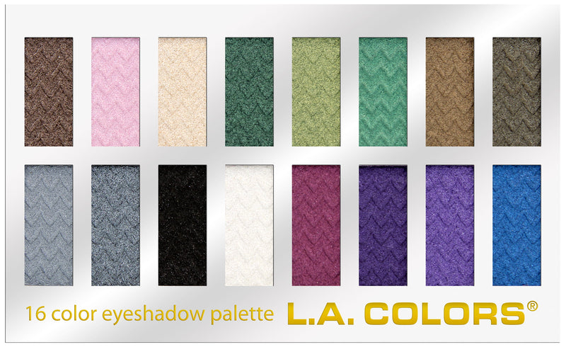 L.A. COLORS 16 Color Eyeshadow, Smokin, 1.019 fl oz