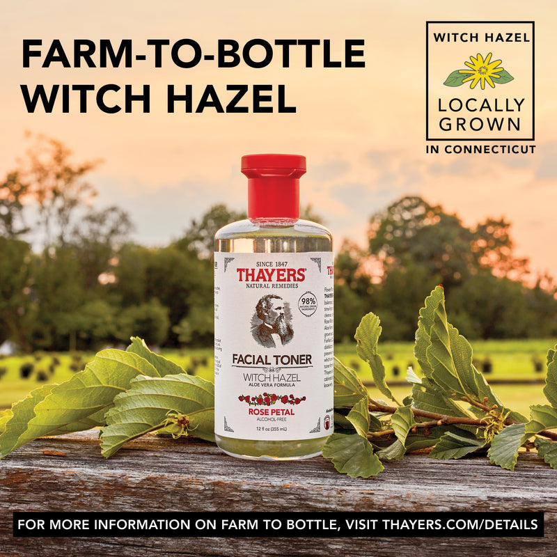 Thayers Alcohol-Free Rose Petal Witch Hazel Facial Toner, 8.5 oz