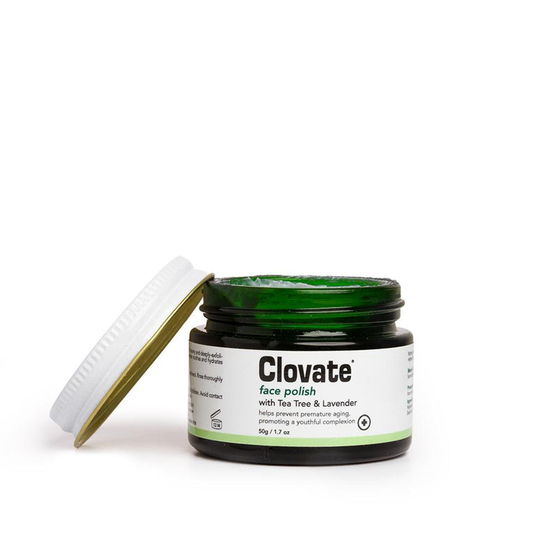 Clovate Face Polish & Scrubs with Deeply Exfoliating Formula 50g for Women