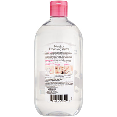 Garnier SkinActive Micellar Cleansing Water All-in-1 Face Wash, 23.7 fl oz