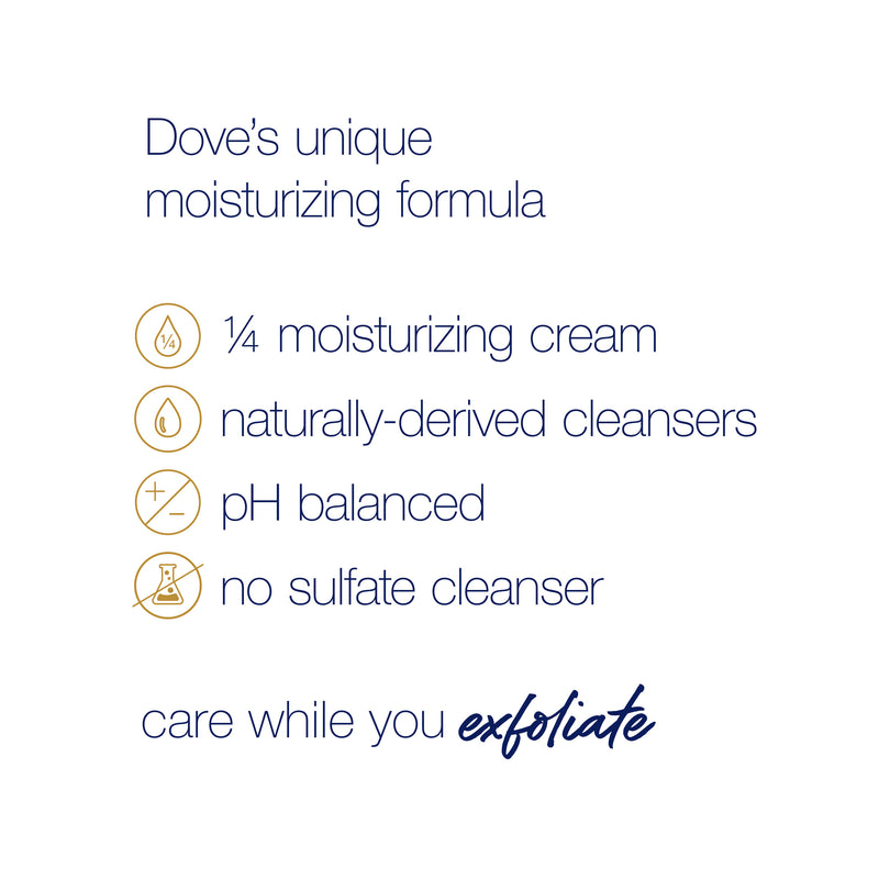 Dove Exfoliating Body Polish Scrub Macadamia & Rice Milk Body Scrub That Nourishes Skin Reveals Visibly Smoother Skin 10.5 oz