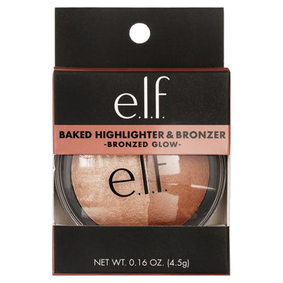 e.l.f. Baked Highlighter & Bronzer, Bronzed Glow