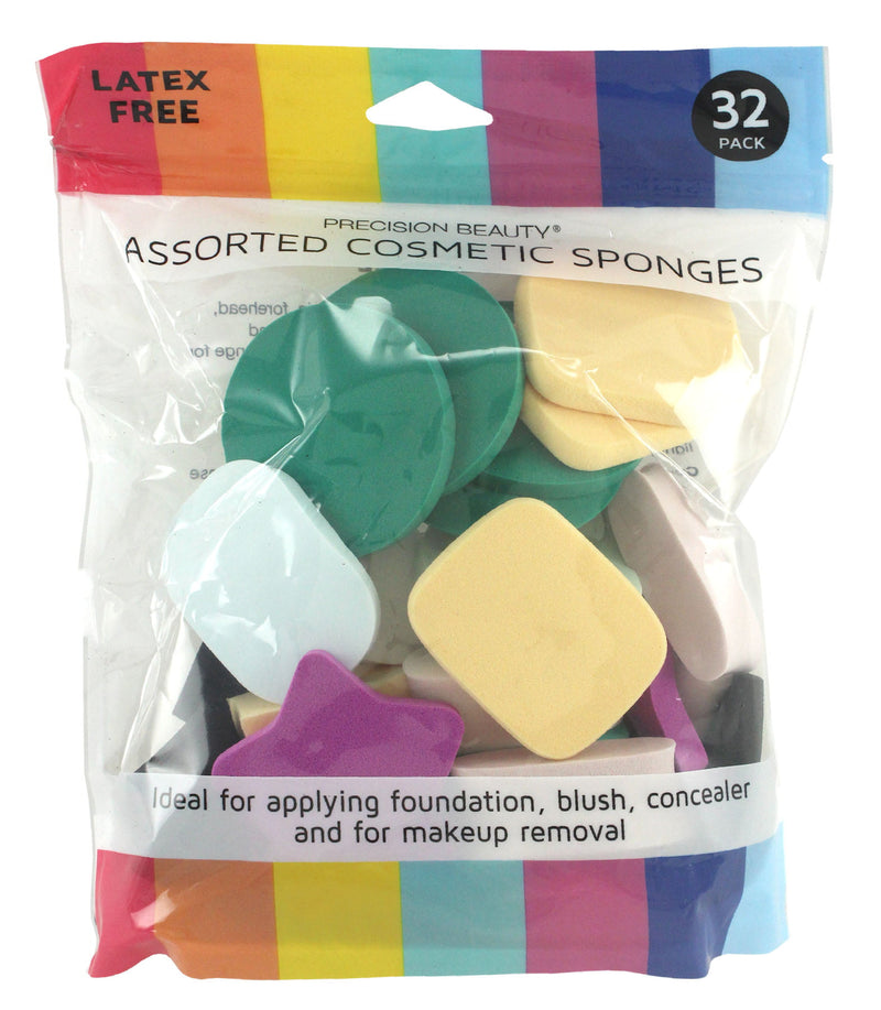 Swissco 32 Count Assorted Latex Free Sponges