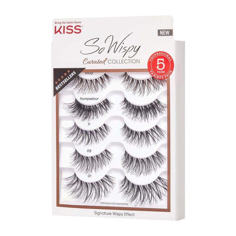 KISS so Wispy Curated Collection, Bestsellers, False Eyelashes, Multipack