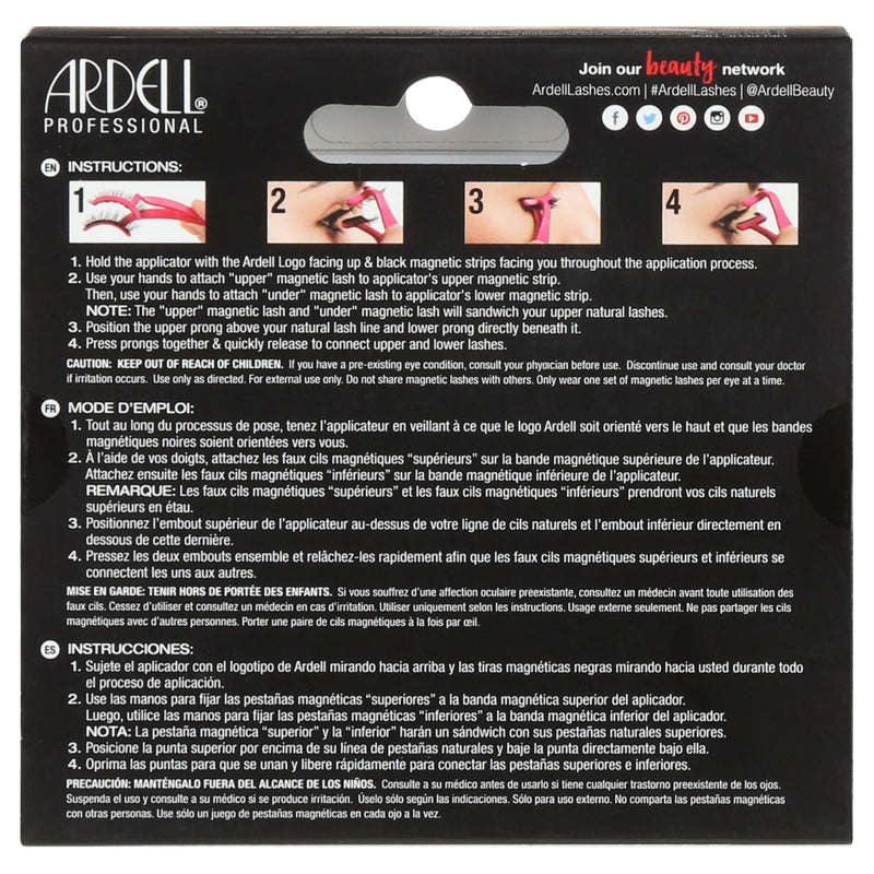 Ardell Magnetic Lash, Demi Wispie, Black, 2 Pairs