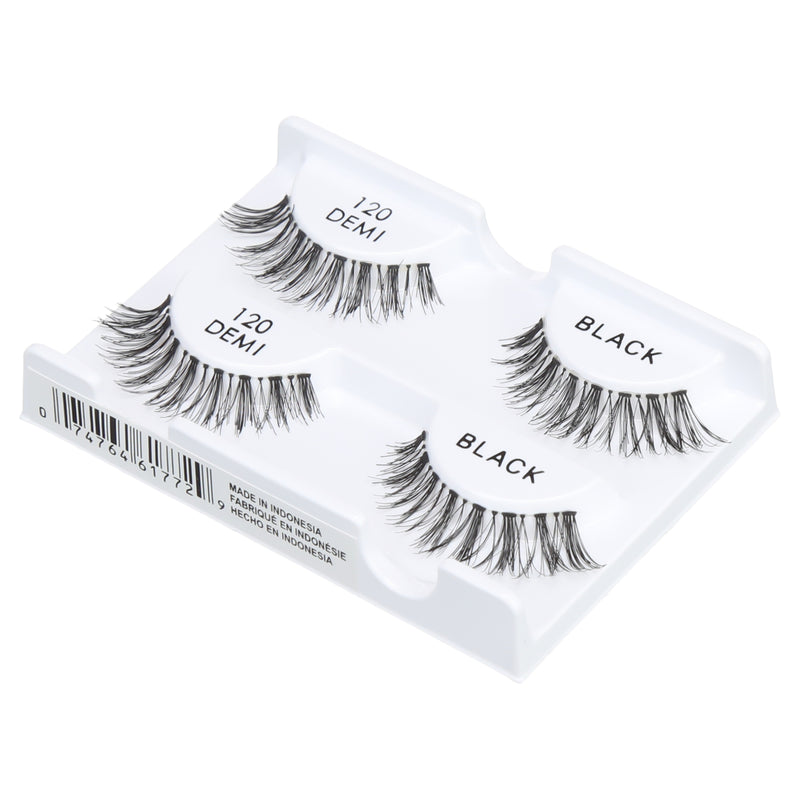 (2 Pack) Ardell False Eyelashes, 120 Black