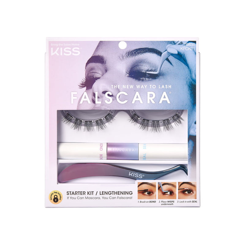 KISS Falscara False Eyelashs - Starter Kit 01