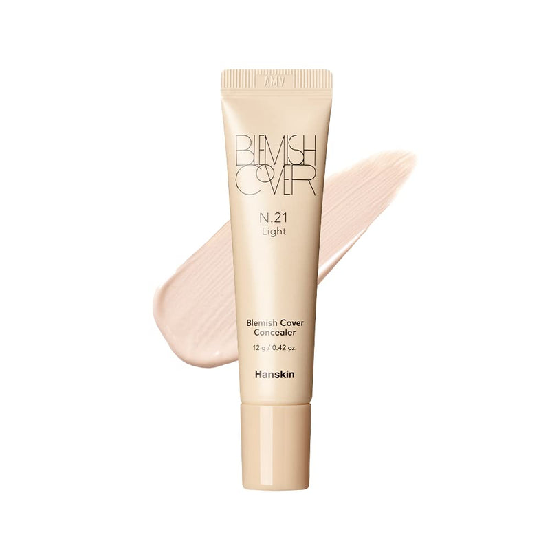 Hanskin Rosy Blemish Cover, Dark Circle Cover, Full Coverage Color Correcting Concealer