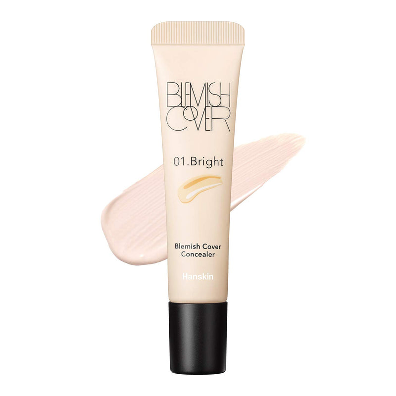 Hanskin Rosy Blemish Cover, Dark Circle Cover, Full Coverage Color Correcting Concealer